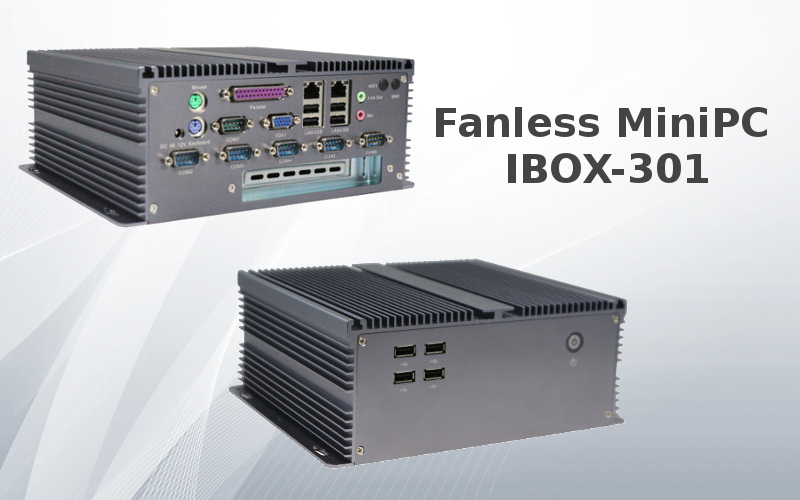 Przemysowy Komuter Fanless MiniPC IBOX-301